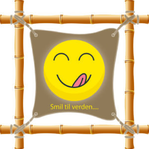 Smiley på bambus