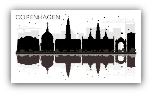København silhouet seværdigheder
