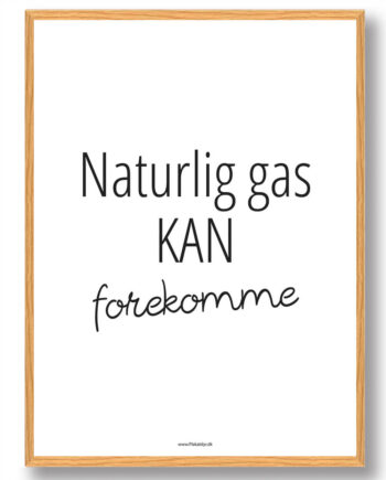 Naturlig Gas Fra Forekomme Plakat