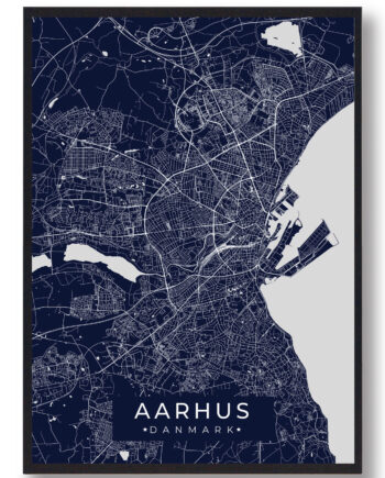 Aarhus Plakat Mørkeblå
