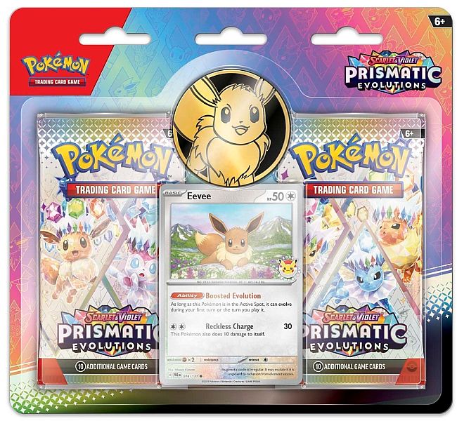 Pokemon Prismatic Evolutions Pokemon Day 2025 Blister