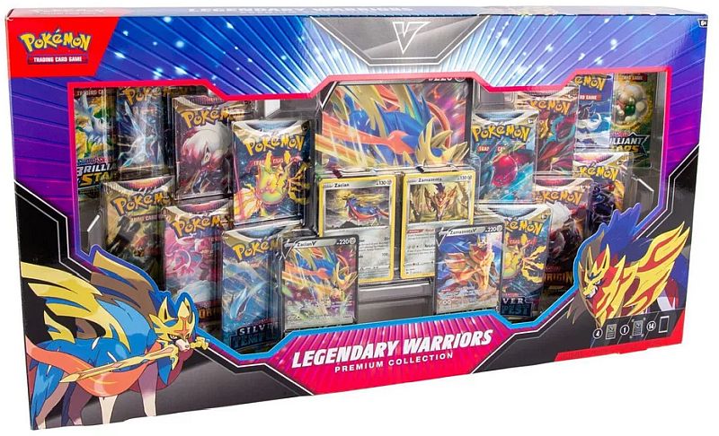 Pokemon    Box: Legendary Warriors Premium Collection  2024   14 Boosters