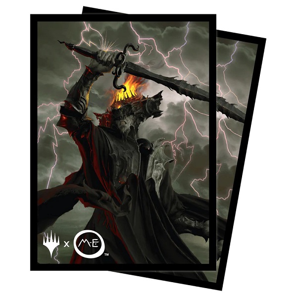 100 Lommer  Magic The Lord Of The Rings Tales Of Middle-earth:   Sauron Matte Deck Protector Sleeves Ultra Pro  19817