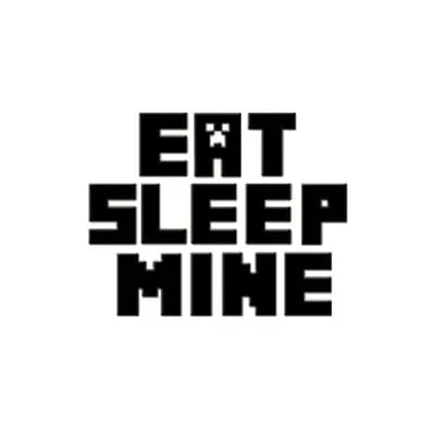 Minecraft Wallsticker  Eat Sleep Mine  70x50cm