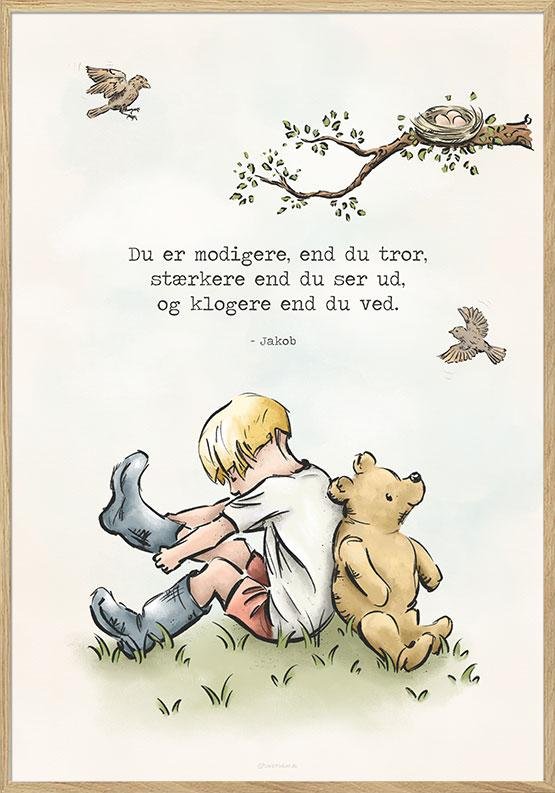Peter Plys Plakat Modigere End Du Tror