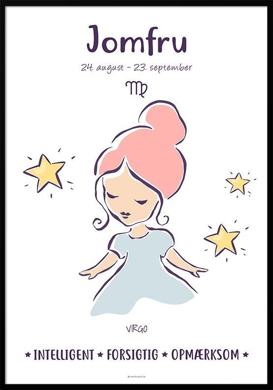 Stjernetegn Plakat Jomfru