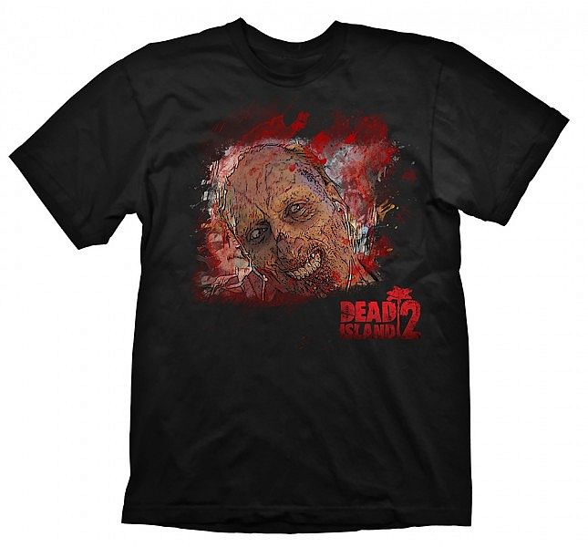 -shirt Dead Island  : Zombie  Crazy Tilbud  Size: Medium