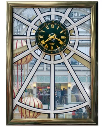 Alu Klapramme  Blank Guld  25 Mm Profil  70   100 Cm