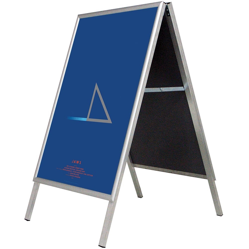 Alu-line Budget -skilt 50 70 Cm Sølv