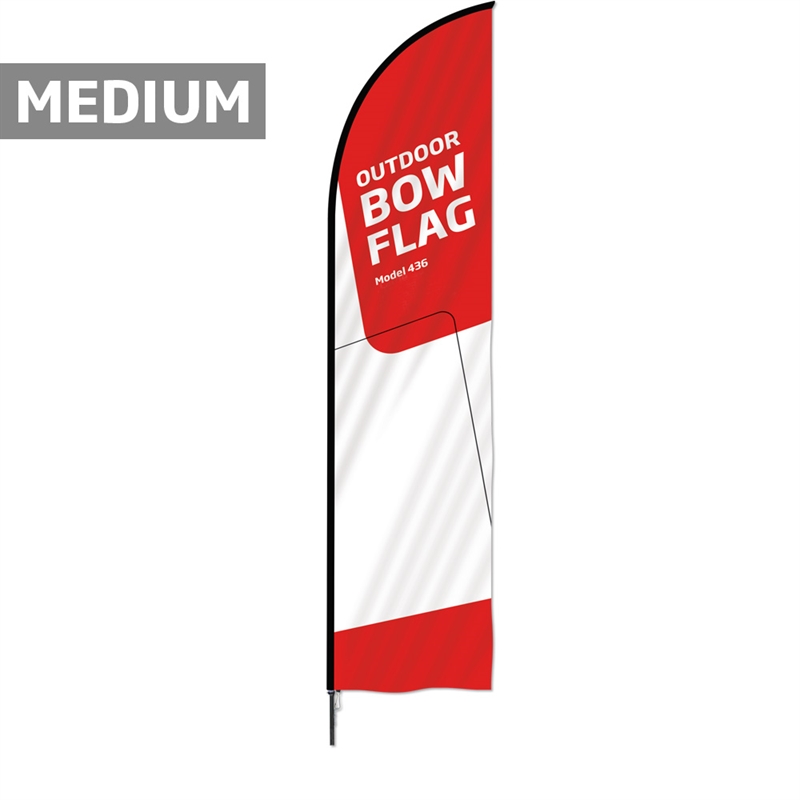 Beachflag Outdoor Bow Flag Medium