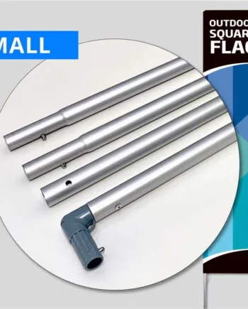 Beachflag  Outdoor Square Flag  Small  Stangsystem