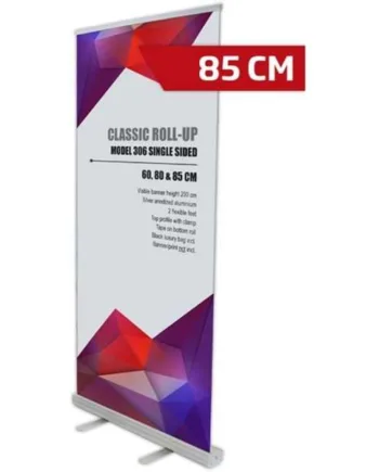 Classic Roll-up Enkeltsidet 85x200 Cm Sølv