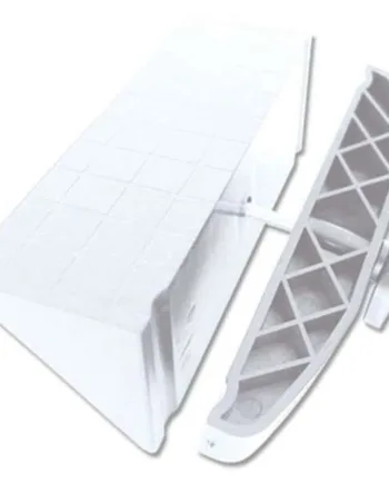 Crown Truss  Shelf Holder White