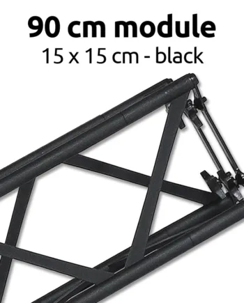 Crown Truss 15   15 Modul  Sort  90 Cm