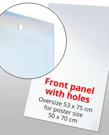 Frontplade Med Huller Til Wind-line Basic Gadeskilt  53   75 Cm