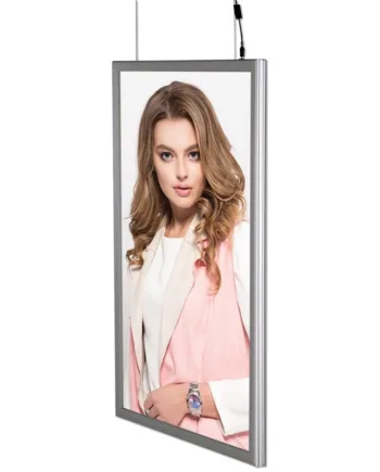 Led Lysramme  Vertikal  Dobbeltsidet  A3