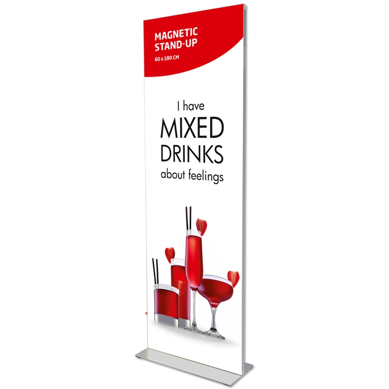Magnetic Stand-up Bannerstander 60 180 Cm