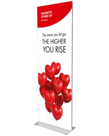 Magnetic Stand-up  Bannerstander  80   200 Cm