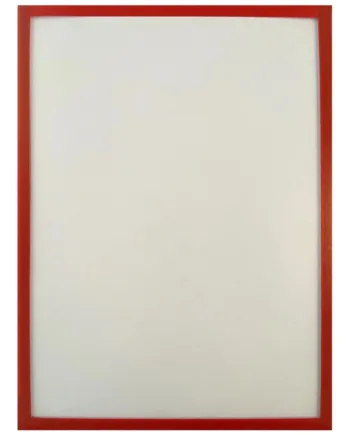 Magnetrammer  A4 Rød