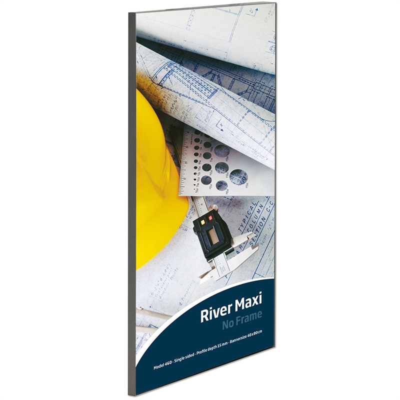 Maxiframe River Enkeltsidet Bannerramme A2