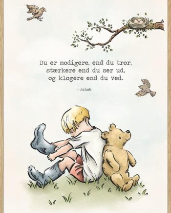 Peter Plys Plakat Modigere End Du Tror