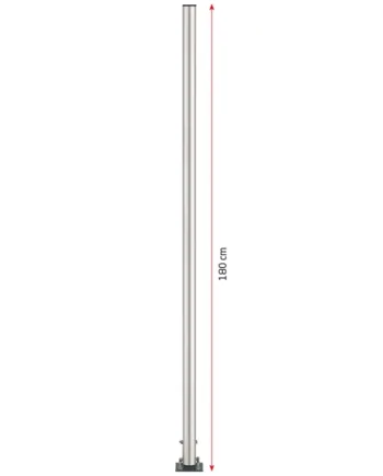Pole Stand  180 Cm  Rustfri Stål  Til Dispensere