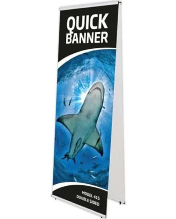 Quick Banner Dobbeltsidet Uden Banner Og Print- 80x200cm