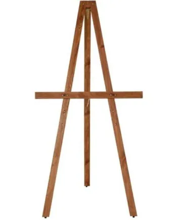Stafeli   Mørkbejdset Træ  165 Cm Høj