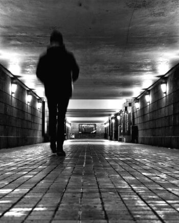 Underground Black And White Af Palle Hasling Jakobsen