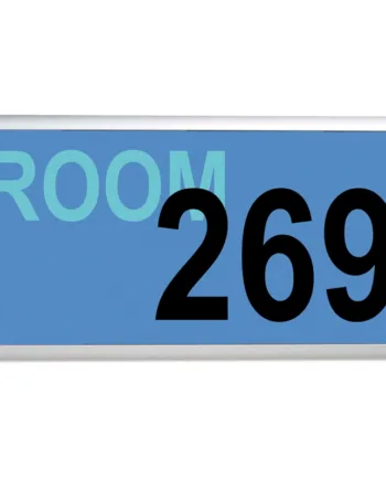 Væg Dørskilt  Alu Sølv  30   14   Cm