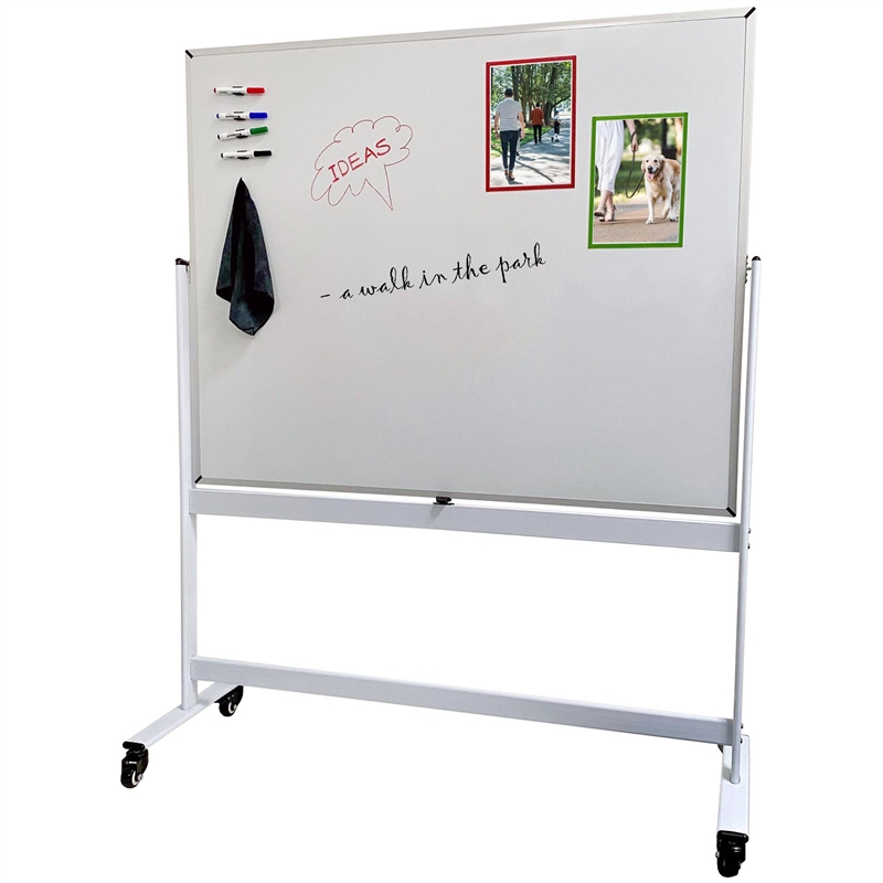 Whiteboard Pro Flip Chart 150 120 Cm Svingtavle På Stativ Med Hjul