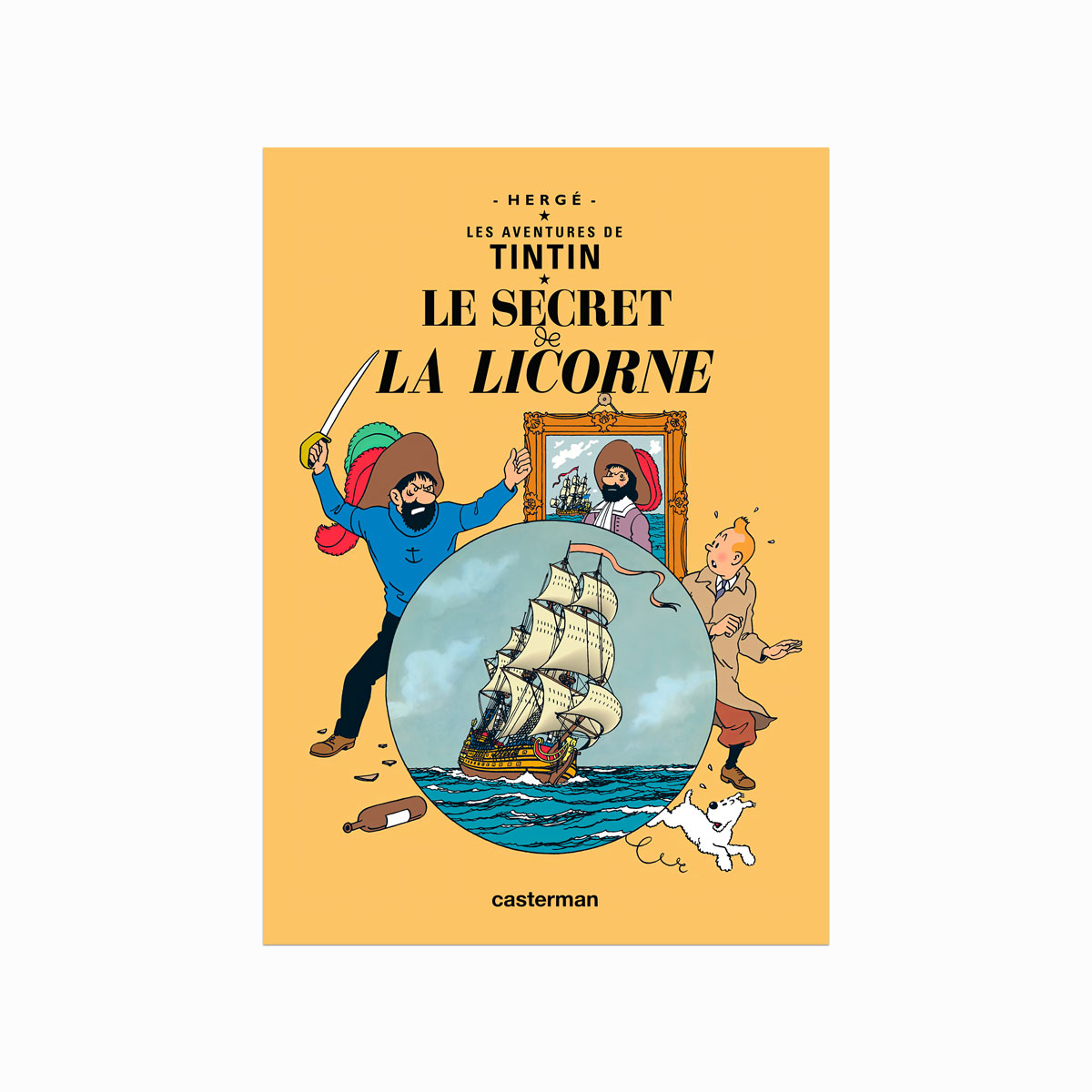 Tintin Plakat Le Secret De La Licorne 1943