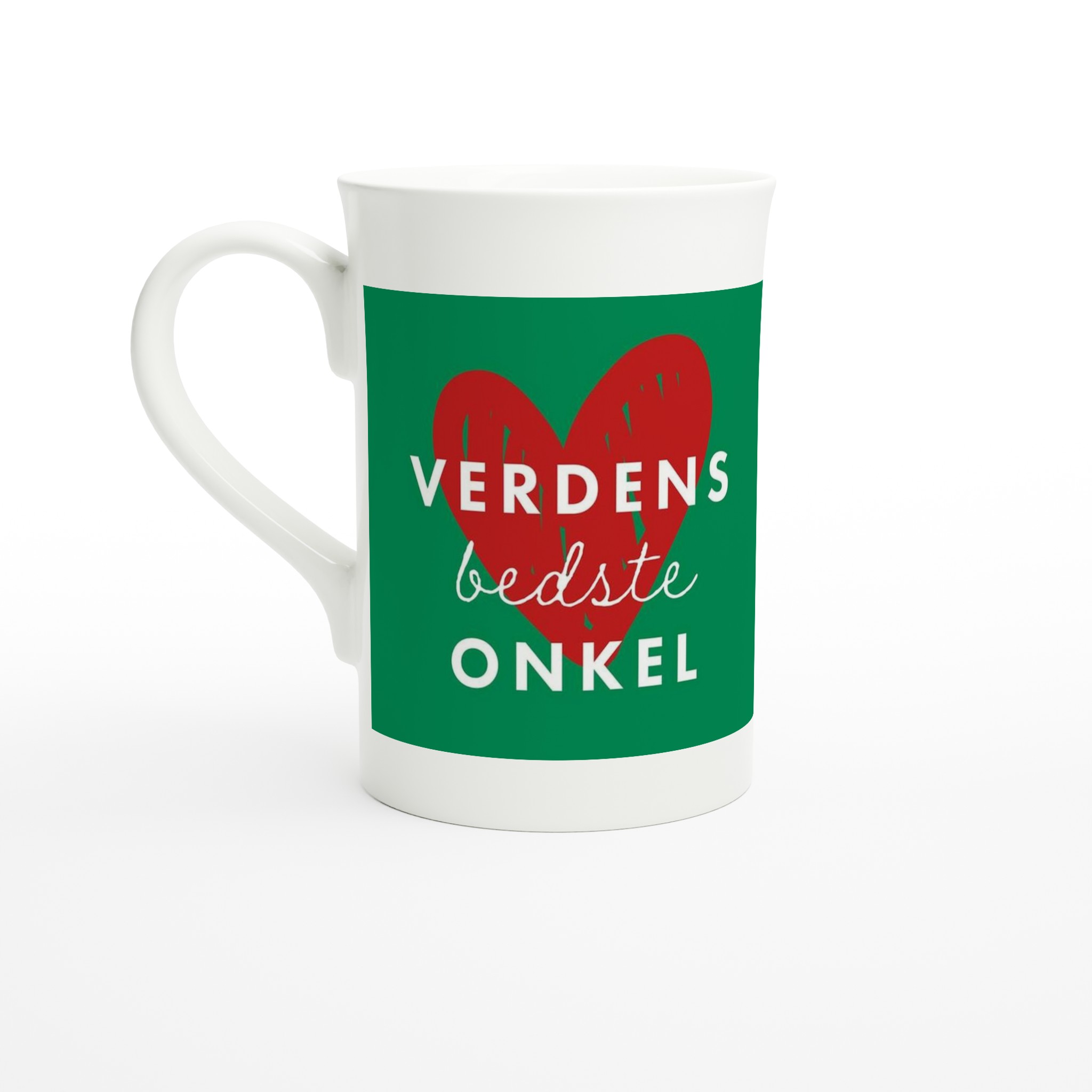 Verdens Bedste Onkel Porcelænskrus 295 Ml