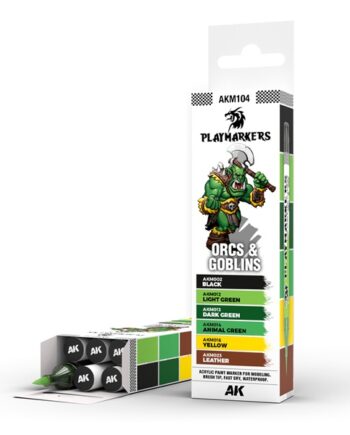 Ak Interactive Playmarkers Set: Orcs   Goblins    Paint Markers Malingstuscher