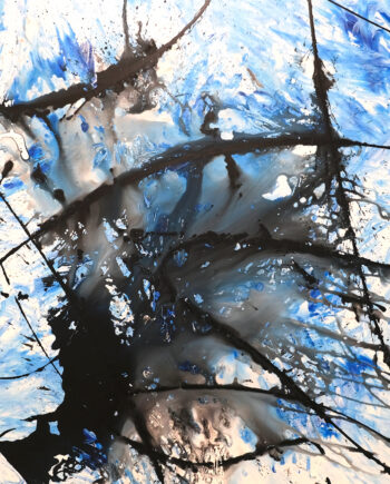 Blue Octopus Af Jacob Lund Art