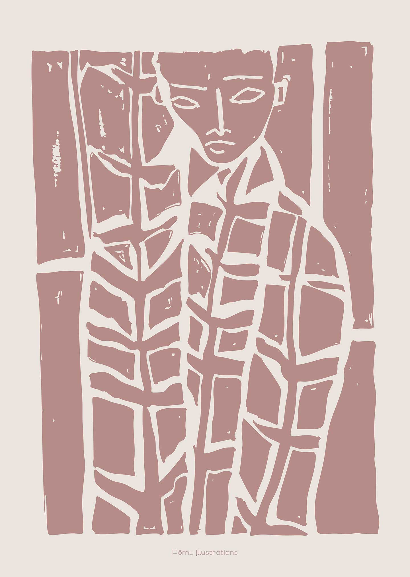 Boy Brown Af Få Mu Illustrations