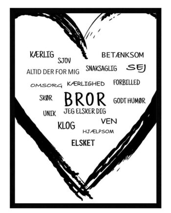 Bror Hjerte Plakat