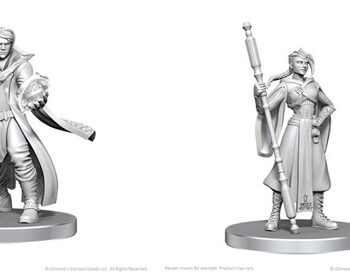 Fantasy Miniatures Critical Role: Unpainted Miniatures Beauregard Lionett   Caleb Widogast  Wzk90789