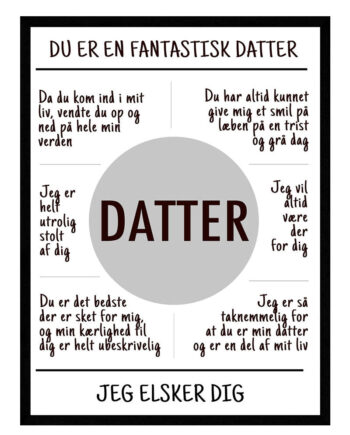 Datter Plakat