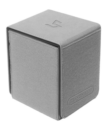 Deck Box Alcove Flip Box  Leatherette : Patchcraft: Gray Ultra Pro  16641