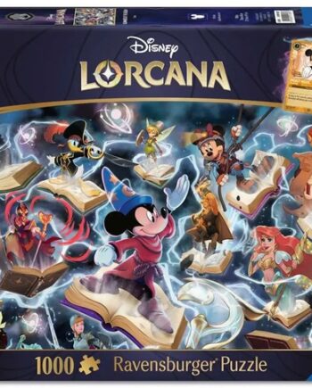 Disney Lorcana: Glimmers Of The Realm: Steel Jigsaw Puzzle  1000 Pieces