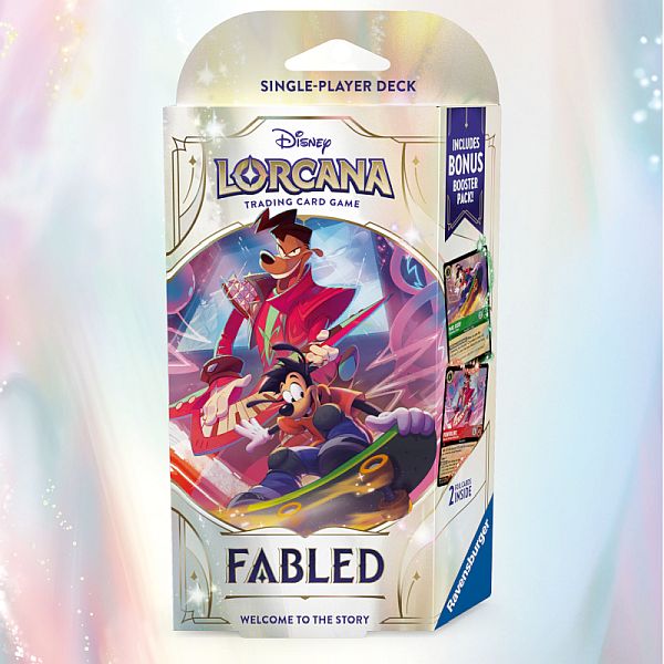 Disney Lorcana Tcg: Set   Fabled Single-player Starter Deck: Emerald Ruby  Max Goof   Powerline