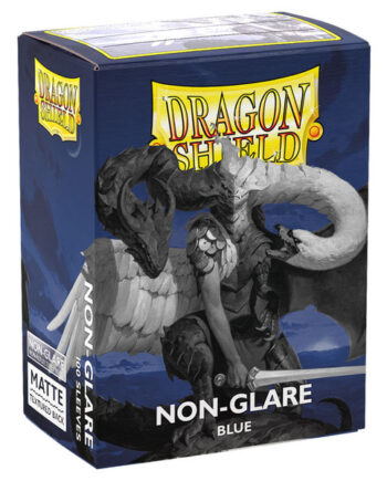 Dragon Shield Deck Protectors Matte Non-glare: Blue 100 Lommer Dragonshield Sleeves  At-11823