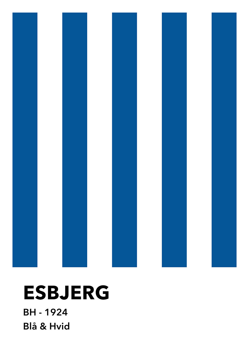 Esbjerg Blå Hvid Af Olé Olé