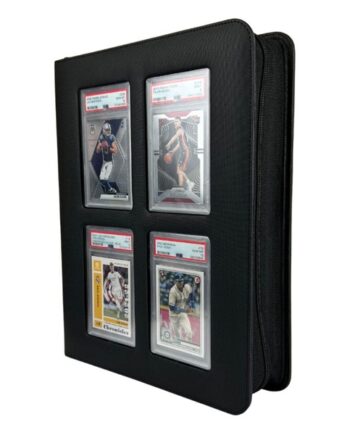 Evoretro Premium Card Slab Binder With Window Black