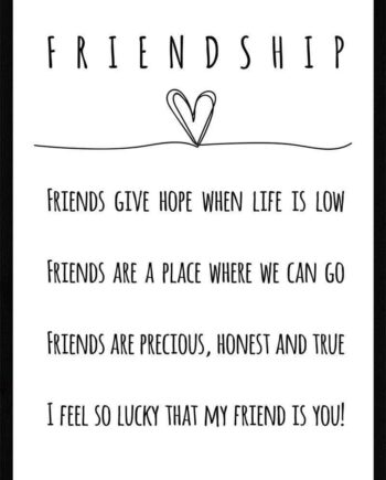 Friendship Plakat