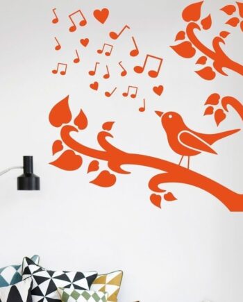 Fugl Kvidre Wallsticker