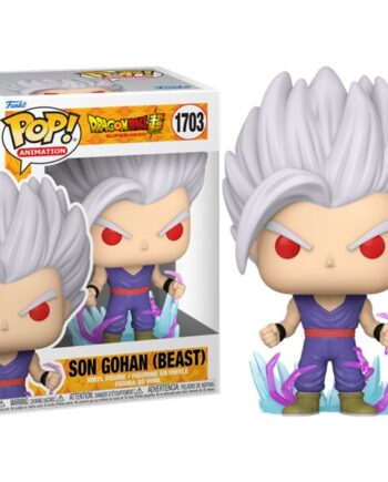 Funko Pop: Dragon Ball Super: Super Hero Son Gohan  Beast   1703 Animation Vinyl Figure 9cm