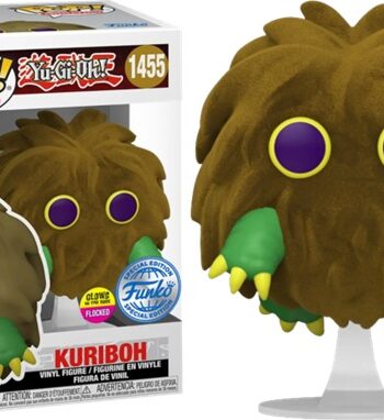 Funko Pop: Yu-gi-oh  Kuriboh  Flocked  Glow-in-the-dark   1455 Animation Vinyl Figure 9cm