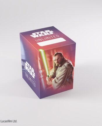 Gamegenic Deck Box: Star Wars: Unlimited Legends Of The Force Soft Crate Qui-gon Jinn